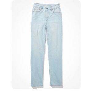 AE Strigid Highest Waist Crossover Baggy Straight Jean